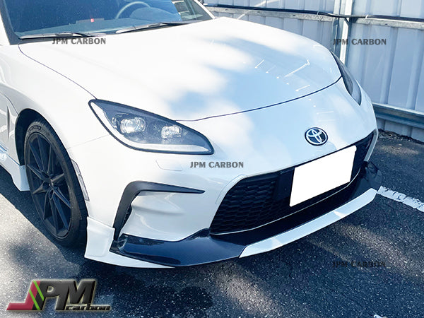 [JPMCarbon] TRD Style Carbon Fiber Front Bumper Add-on Lip Fits For 2022-2025 Toyota GR86 Only