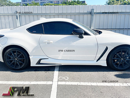 [JPMCarbon] TRD Style Carbon Fiber Side Skirt Add-on Lips Fits For 2022-2025 Toyota GR86 Only