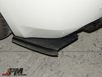 [JPMCarbon] VR Style Carbon Fiber Rear Add-on Splitter Lips Fits For 2008-2010 Subaru WRX STI GRB Only