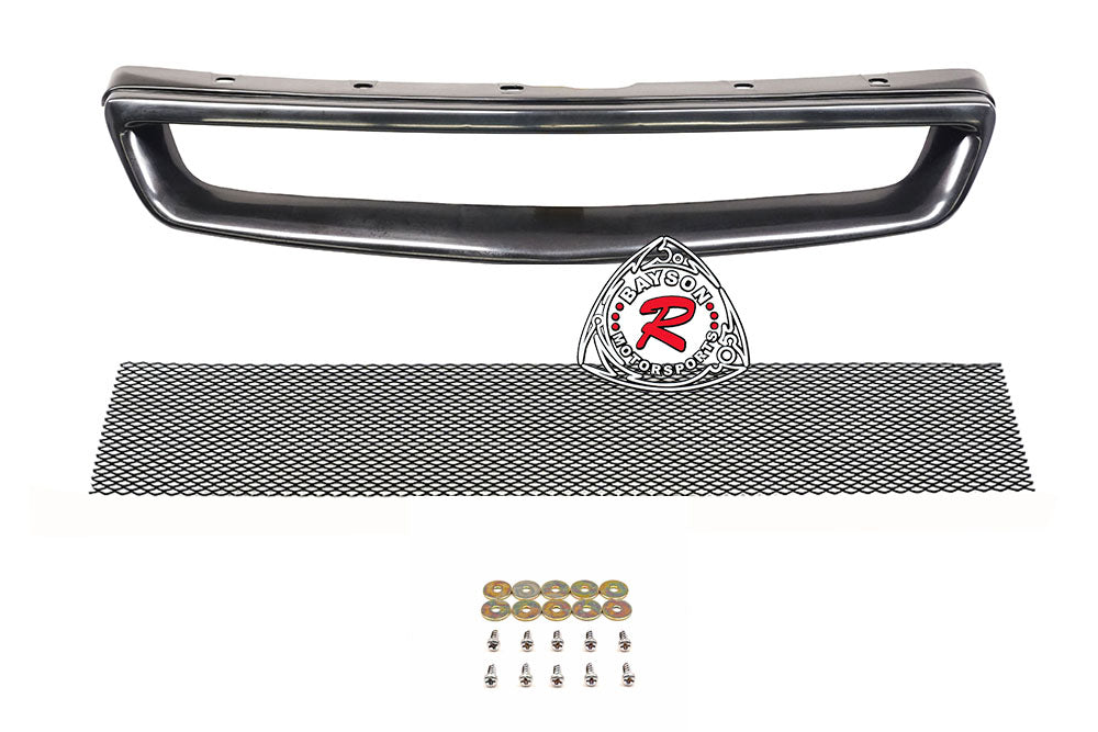 TR Style Front Grille With Mesh For 1999-2000 Honda Civic (2Dr Coupe/3Dr Hatchback/4Dr Sedan)