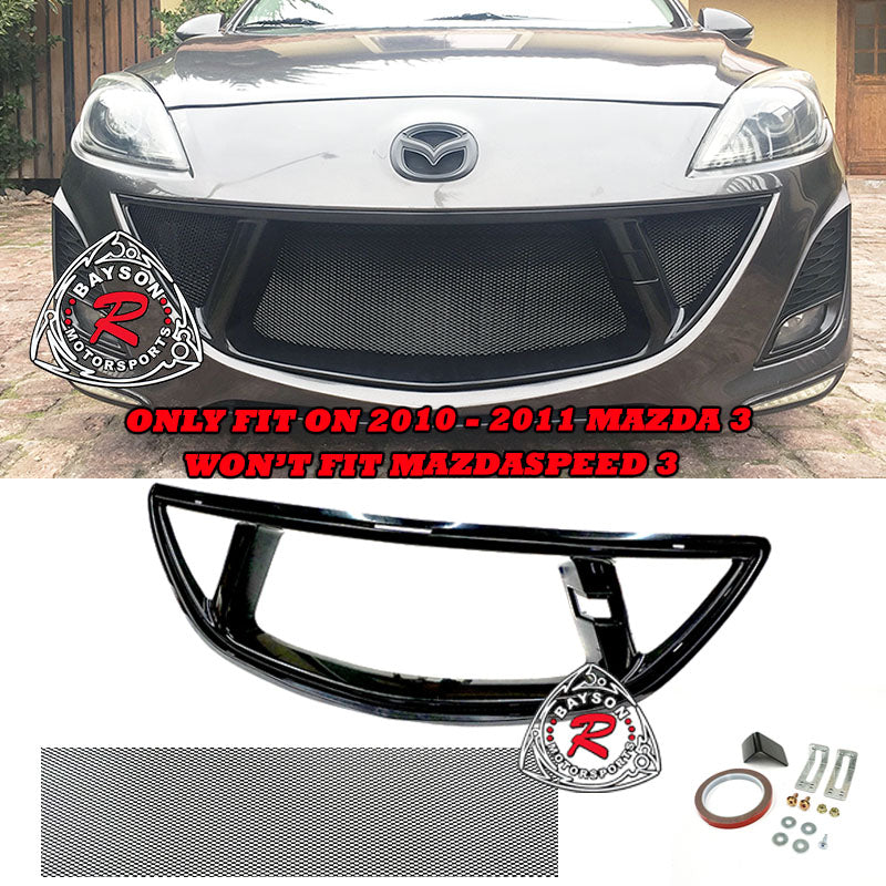 GV Style Front Grille For 2010-2011 Mazda-3
