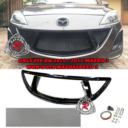 GV Style Front Grille For 2010-2011 Mazda-3
