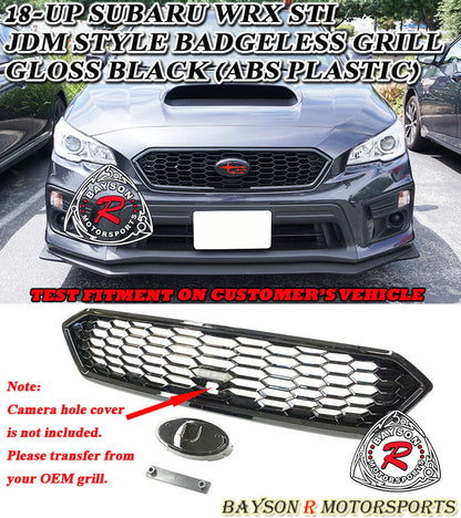 JDM Style Front Grille For 2018-2021 Subaru WRX Sti