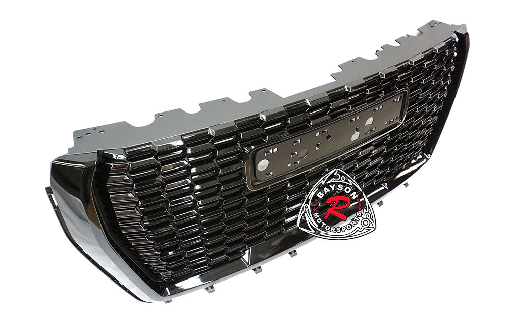DL Style Front Grille (Gloss Black) For 2021-2022 GMC Yukon