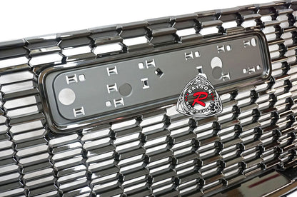 DL Style Front Grille (Gloss Black) For 2021-2022 GMC Yukon