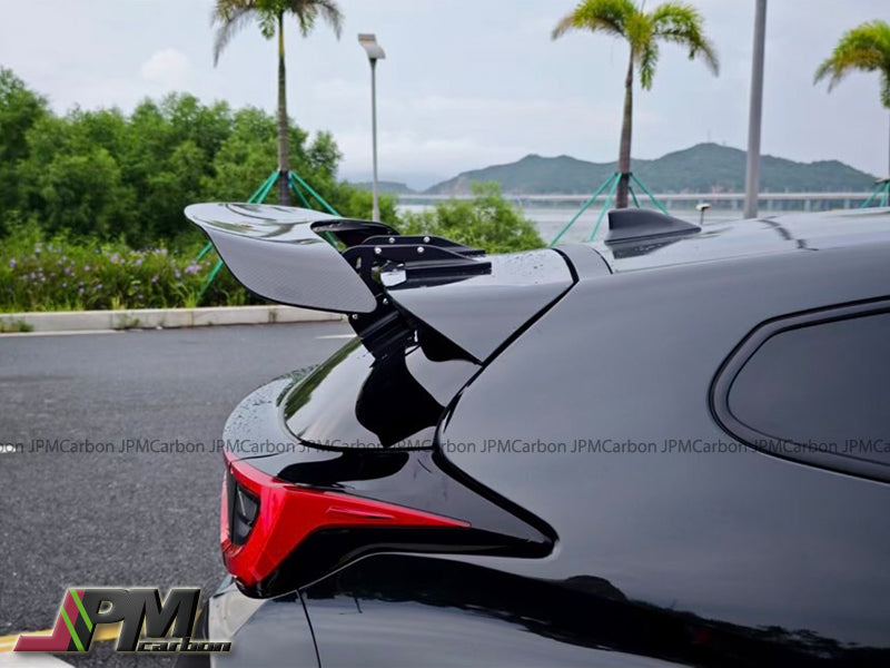 [JPMCarbon] GT Dry Carbon Rear Roof Spoiler Wing Fits For 2020-2024 Toyota GR Yaris Only