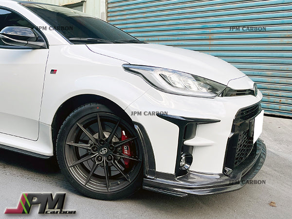 TRD Style Carbon Fiber Front Bumper Add-on Lip Fits For 2020up Toyota GR Yaris Only