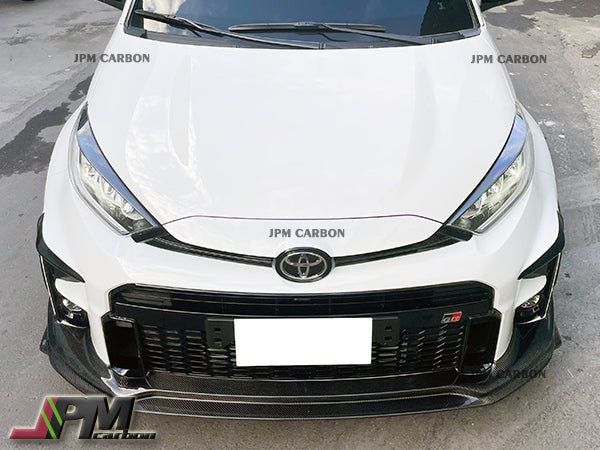 TRD Style Carbon Fiber Front Bumper Add-on Lip Fits For 2020up Toyota GR Yaris Only