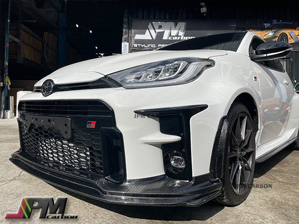 TRD Style Carbon Fiber Front Bumper Add-on Lip Fits For 2020up Toyota GR Yaris Only