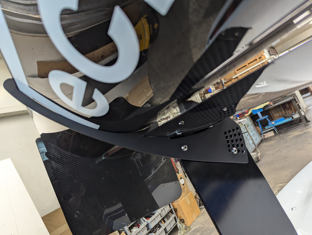 GT-2000 Carbon Fiber High Downforce Rear Wing - Special Order 78"