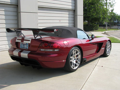 GTC-500 Carbon Fiber Adjustable Wing - Dodge Viper Convertible 2003 - 2010