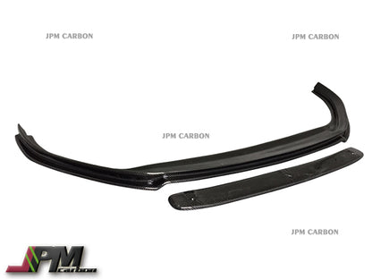 RZ Style Carbon Fiber Front Bumper Add-on Lip Fits For 2015-2017 Volkswagen GTI MK7 Only