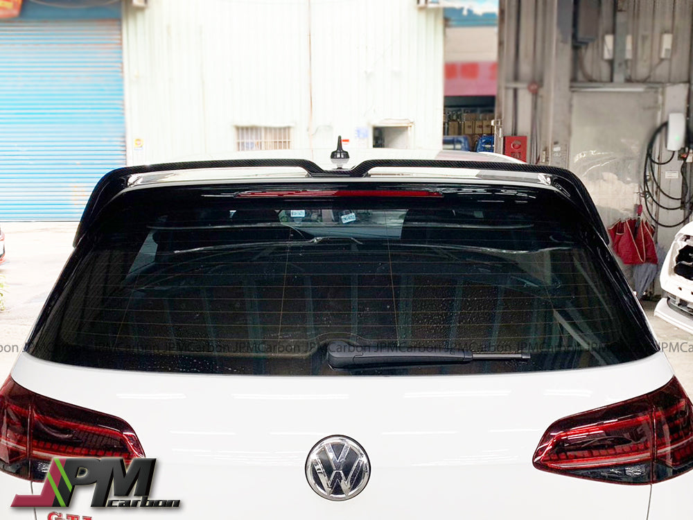 OT Style Carbon Fiber Trunk Spoiler Fits For 2015-2020 Volkswagen Golf GTI MK7 Only