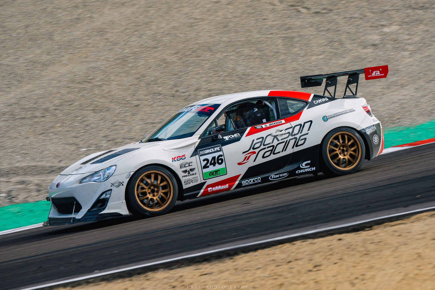 Scion FRS / Toyota GT86/ Subaru BRZ GT-250 Carbon Fiber Adjustable Wing 2013-2016 w. 11" Pedestals Set