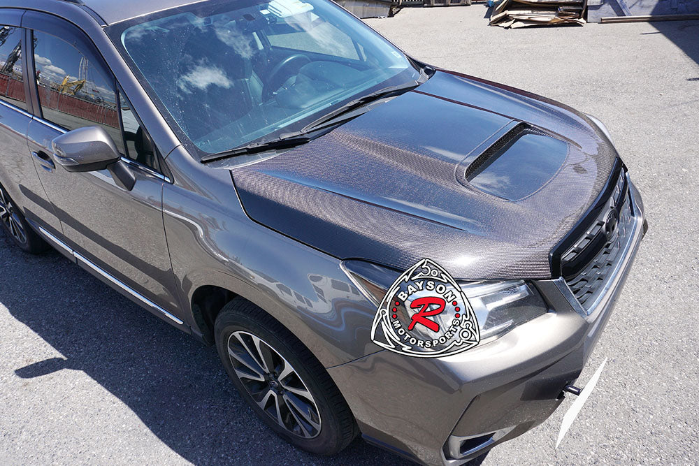 ST Style (Carbon Fiber) Hood For 2014-2018 Subaru Forester