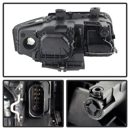 SPYDER Xtune Audi A4 02-05 Halogen Only Crystal Headlights Black HD-JH-AA402-AM-BK 9025938