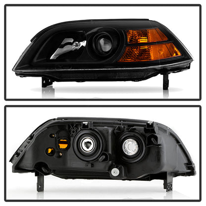 SPYDER Xtune Acura Mdx 2004-2006 Crystal Headlights Black HD-JH-AMDX04-AM-BK 9026195