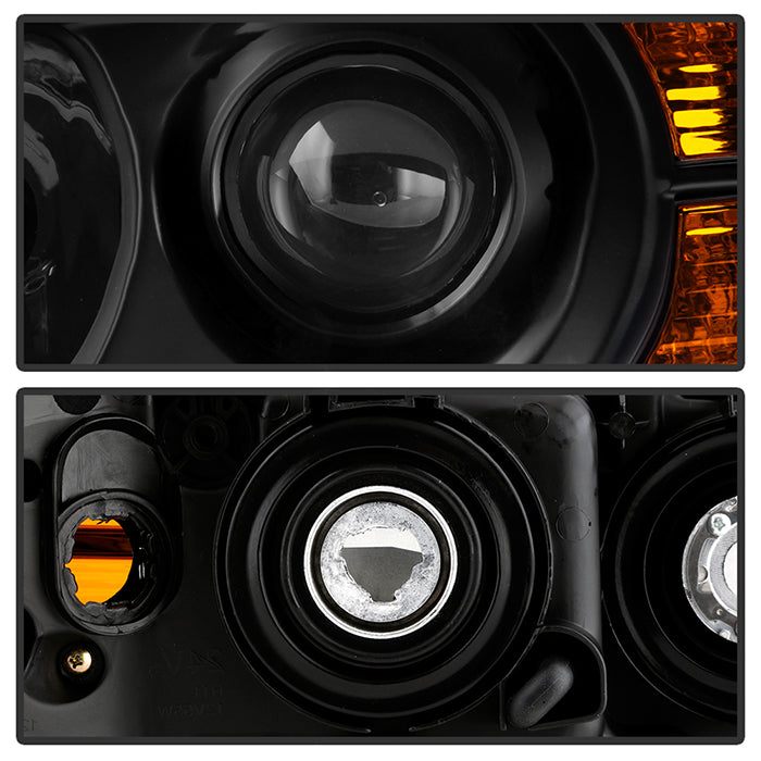 SPYDER Xtune Acura Mdx 2004-2006 Crystal Headlights Black HD-JH-AMDX04-AM-BK 9026195