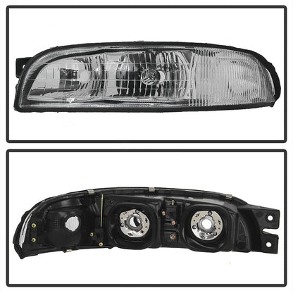 SPYDER xTune Buick LeSabre 1997-1999 OEM Style Headlights - Chrome HD-JH-BLE97-AM-C 9035074