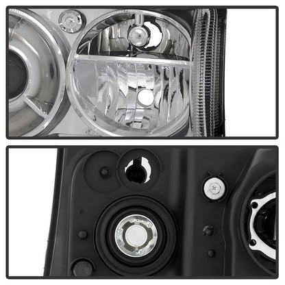 SPYDER xTune 05-10 Chrysler 300C (Excl 300/SRT-8) Halogen Projection Headlights - Chrome (HD-JH-C300C-C) 9044052