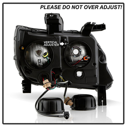 SPYDER xTune 15-17 Chevy Colorado (Halogen Models Only) Driver Side Headlights OEM Left (HD-JH-CCOL15-OE-L) 9040535