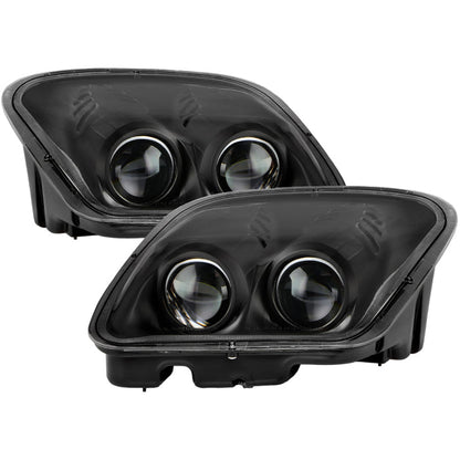 SPYDER xTune 97-04 Chevy Corvette C5 OEM Style Headlights - OE Black Set (HD-JH-CCORV97-AM-BK) 9054716