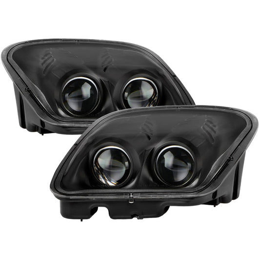 SPYDER xTune 97-04 Chevy Corvette C5 OEM Style Headlights - OE Black Set (HD-JH-CCORV97-AM-BK) 9054716