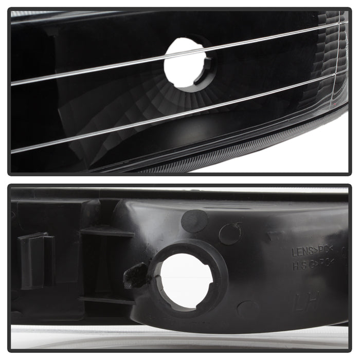 SPYDER Xtune Chevy TahOE 00-06 Amber Crystal Headlights w/ Bumper Lights Black HD-JH-CSIL99-SET-AM-BK 5064219
