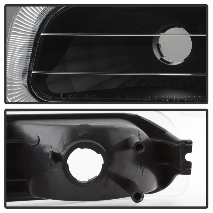 SPYDER Xtune Chevy TahOE 00-06 Amber Crystal Headlights w/ Bumper Lights Black HD-JH-CSIL99-SET-AM-BK 5064219