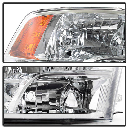 SPYDER xTune Dodge Ram 1500 09-17 (Non-LED) OEM Style Headlights - OEM Chrome HD-JH-DR09-QU-C 9040184
