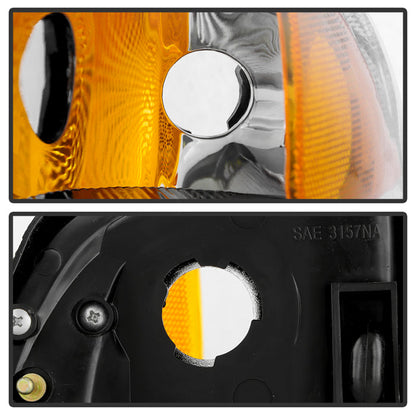 SPYDER 95-00 Dodge Stratus OEM Style headlights  - Set - Chrome (HD-JH-DSTR95-AM-C) 9054730