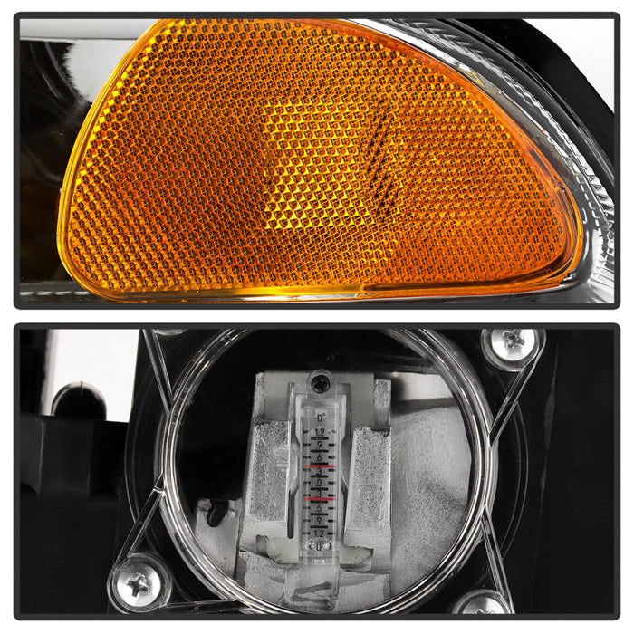 SPYDER 95-00 Dodge Stratus OEM Style headlights  - Set - Chrome (HD-JH-DSTR95-AM-C) 9054730