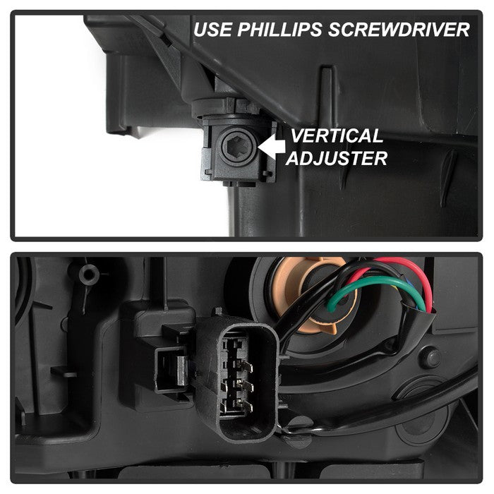 SPYDER xTune GMC Sierra 1500 14-15 Passenger Side Headlight - OEM Right HD-JH-GS14-OE-R 9039959