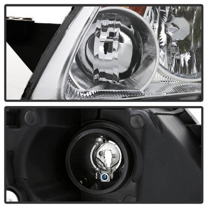 SPYDER xTune 05-06 Honda CR-V Halogen OE Headlight - Chrome (HD-JH-HCRV05-AM-C) 9945557