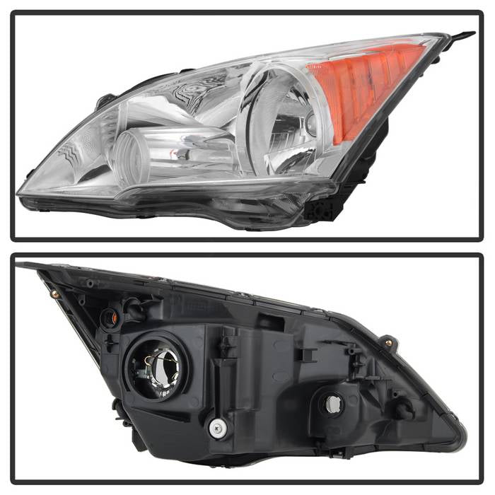 SPYDER xTune 07-11 Honda CRV Halogen Headlights - Black (HD-JH-HCRV07-AM-C) 9944420