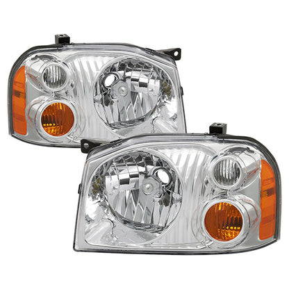 SPYDER xTune 01-04 Nissan Frontier OEM Headlights - Chrome (HD-JH-NF01-AM-C) 9042775