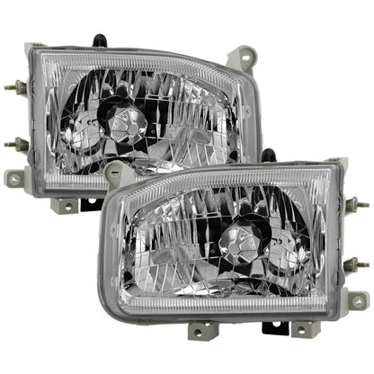 SPYDER 99-04 Nissan Pathfinder OEM Style Headlights - Set - Chrome (HD-JH-NF99-AM-C) 9054778