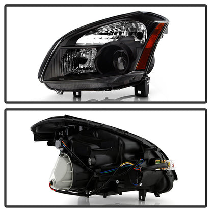 SPYDER Xtune Nissan Maxima (Halogen Only) 07-08 Crystal Headlights Black HD-JH-NM07-AM-BK 9025549