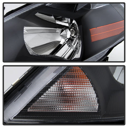 SPYDER Xtune Nissan Versa 07-12 Crystal Headlights Black HD-JH-NV07-AM-BK 9023613
