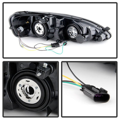 SPYDER Xtune Pontiac Grand Prix 04-08 Crystal Headlights Black Smoke HD-JH-PGPRIX04-AM-BSM 9029400