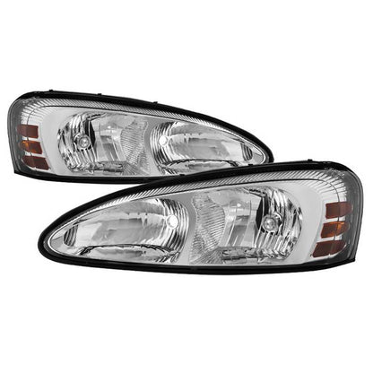 SPYDER Xtune Pontiac Grand Prix 04-08 Crystal Headlights Chrome HD-JH-PGPRIX04-AM-C 9023651