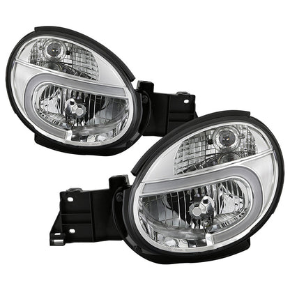 SPYDER xTune 02-03 Subaru WRX Headlights w/ Light Tube DRL (HD-JH-SI02-LB-C) 9047428