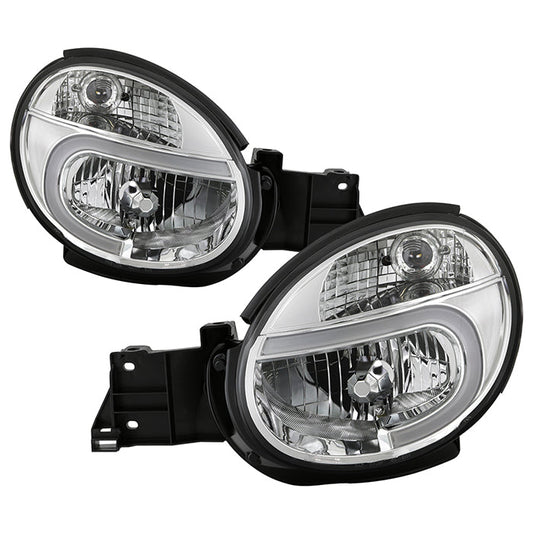 SPYDER xTune 02-03 Subaru WRX Headlights w/ Light Tube DRL (HD-JH-SI02-LB-C) 9047428