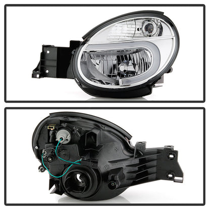 SPYDER xTune 02-03 Subaru WRX Headlights w/ Light Tube DRL (HD-JH-SI02-LB-C) 9047428