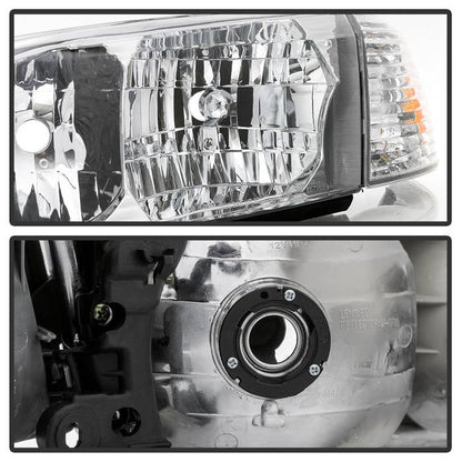 SPYDER xTune 00-01 Toyota Camry 4pc OEM Style Headlights w/Corner Lights - Chrome (HD-JH-TCAM00-SET-C) 9042812