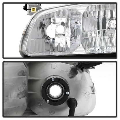 SPYDER xTune 00-01 Toyota Camry 4pc OEM Style Headlights w/Corner Lights - Chrome (HD-JH-TCAM00-SET-C) 9042812