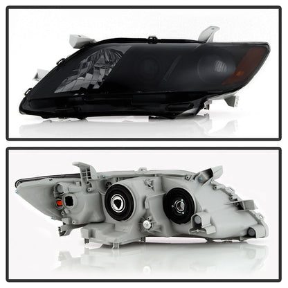 SPYDER Xtune Toyta Camry 07-09 OEM Style Headlights Black Smoked HD-JH-TCAM07-AM-BSM 9034534