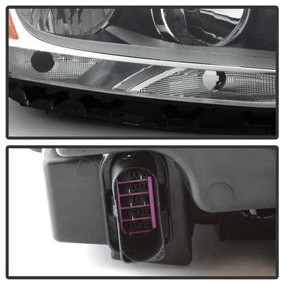 SPYDER xTune Volkswagen Jetta 11-14 Passenger Side Halogen Headlight - OEM R HD-JH-VJ11-OE-R 9939020