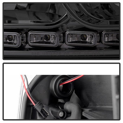 SPYDER Xtune Dodge Charger 06-10 1Pc LED Crystal Headlights Smoke HD-ON-DCH05-1PC-LED-SM 5017642
