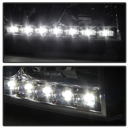 SPYDER Xtune Dodge Charger 06-10 1Pc LED Crystal Headlights Smoke HD-ON-DCH05-1PC-LED-SM 5017642